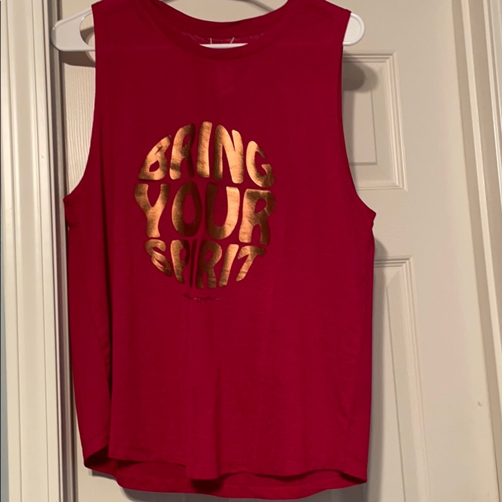 Peloton Spiritual Gangster Tank in Berry